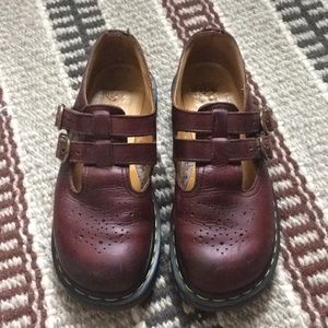 ORIGINAL DR MARTENS OX BLOOD MARY JANES size 8.